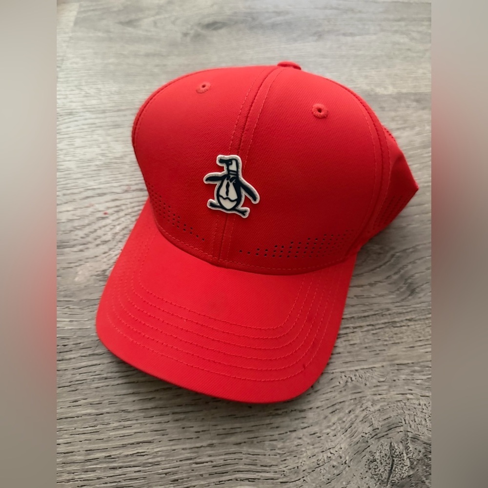 Original Penguin Red Baseball Cap